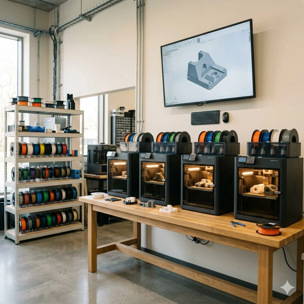 Mesh Creations 3D manufacturing studio in Cyprus